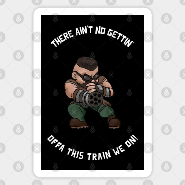 Barret Wallace Final Fantasy 7 Quote Magnet by Gamers Utopia